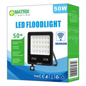 LED flood light with MOTION SENSOR 50W