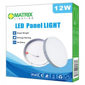 MATRIX LED Panel 12W  Round  Surface Mount Daylight MATRIX LED Panel 12W  Round  Surface Mount Daylight