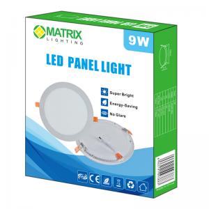MATRIX LED Panel 9W Round Flush Mount Daylight MATRIX LED Panel 9W Round Flush Mount Daylight