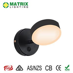 Sensor Slim Barrel Wall Light